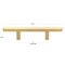 Gliderite Hardware 3 in. Center to Center Satin Gold Solid Steel Bar Pull - 5000-76-SG 5000-76-SG-1 - alternate 3